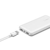 Power Bank De 10k Entrada Usb-A y C De 15w Belkin Blanco