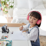 Auriculares inalámbricos supra aurales para niños BL- Rosa