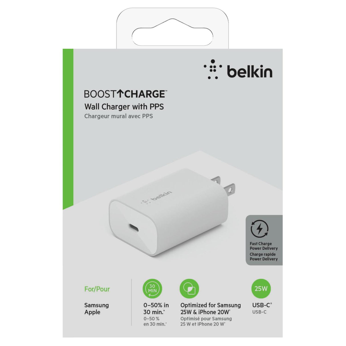 Cargador de pared Belkin USB-C 25W