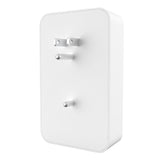 Cargador de Pared Multiple Con Entradas a CA y 2 Usb C De 68W Blanco