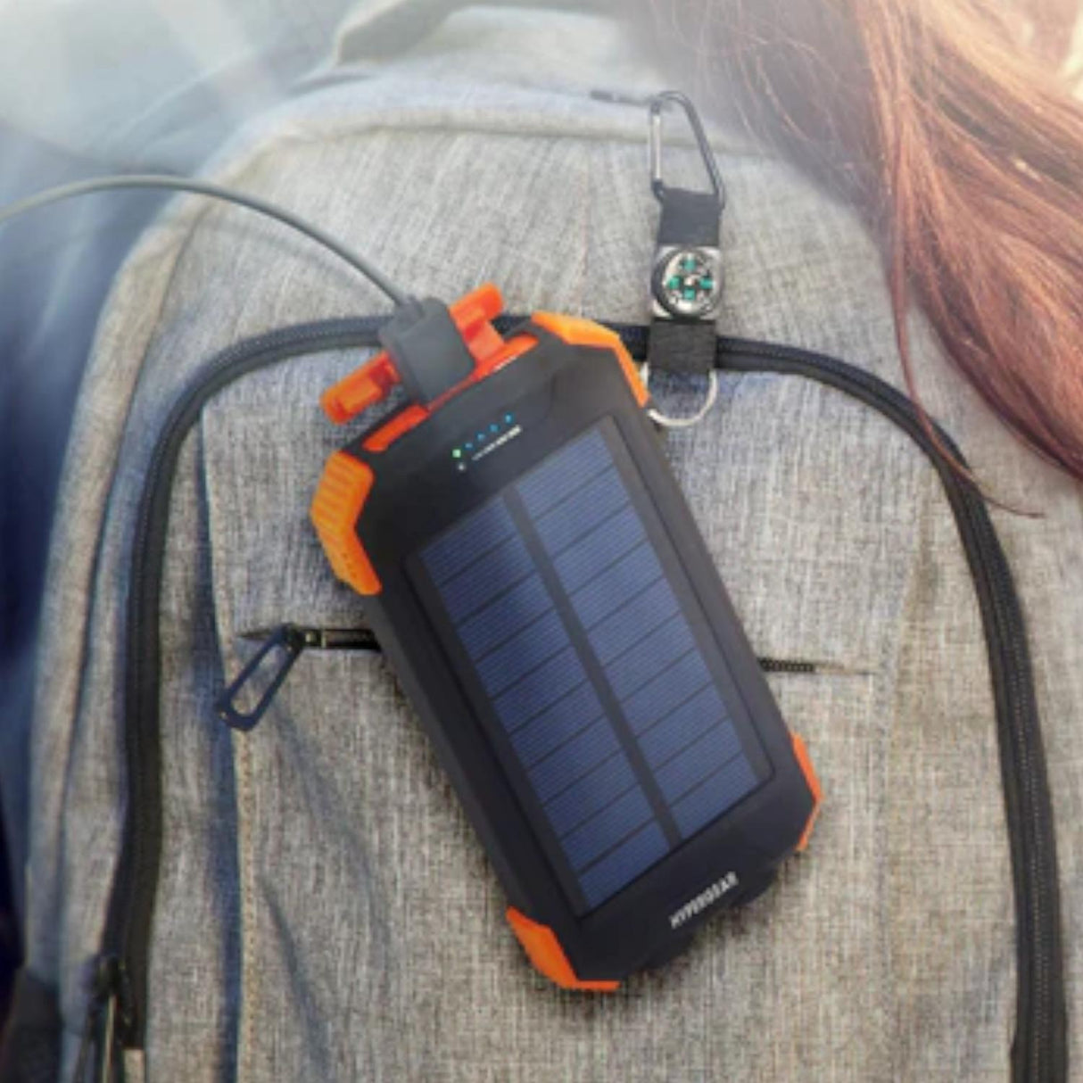 Hypergear 10000mAh Solar Battery with Wireless Charging