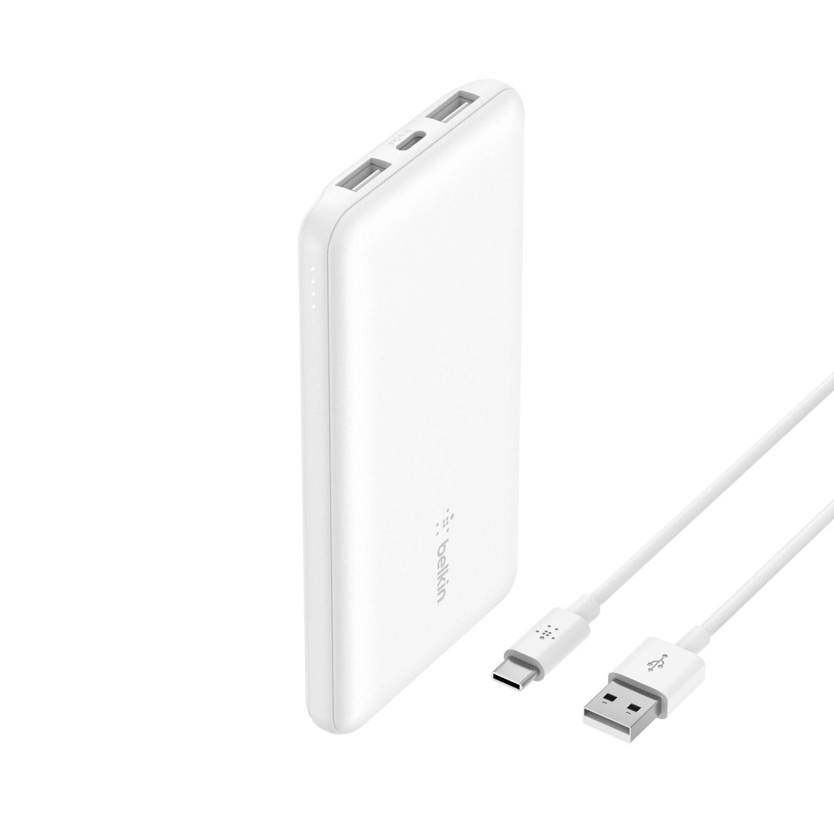 Power Bank De 10k Entrada Usb-A y C De 15w Belkin Blanco