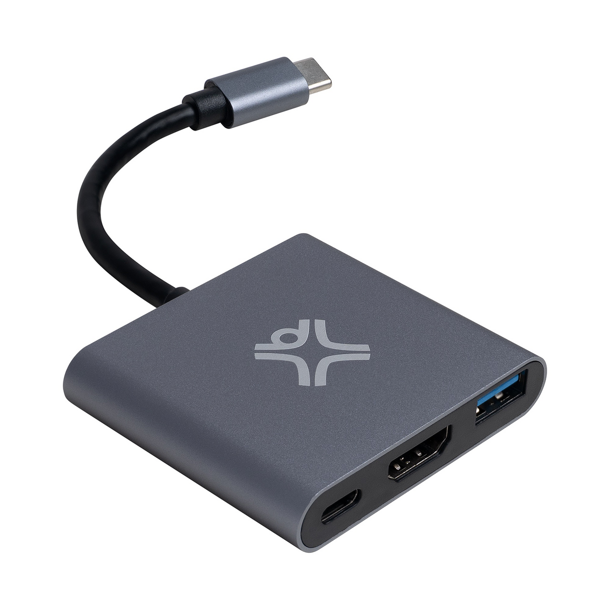 Adaptador De Usb C De 3 Puertos y 1 puerto HDMI De 100W Xtrememac