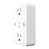 Multiple Wall Charger With AC Inputs and 2 USB C 68W White