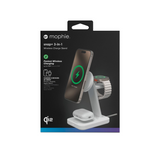 Magsafe Qi2 Mophie 3-in-1 Wireless Charger White