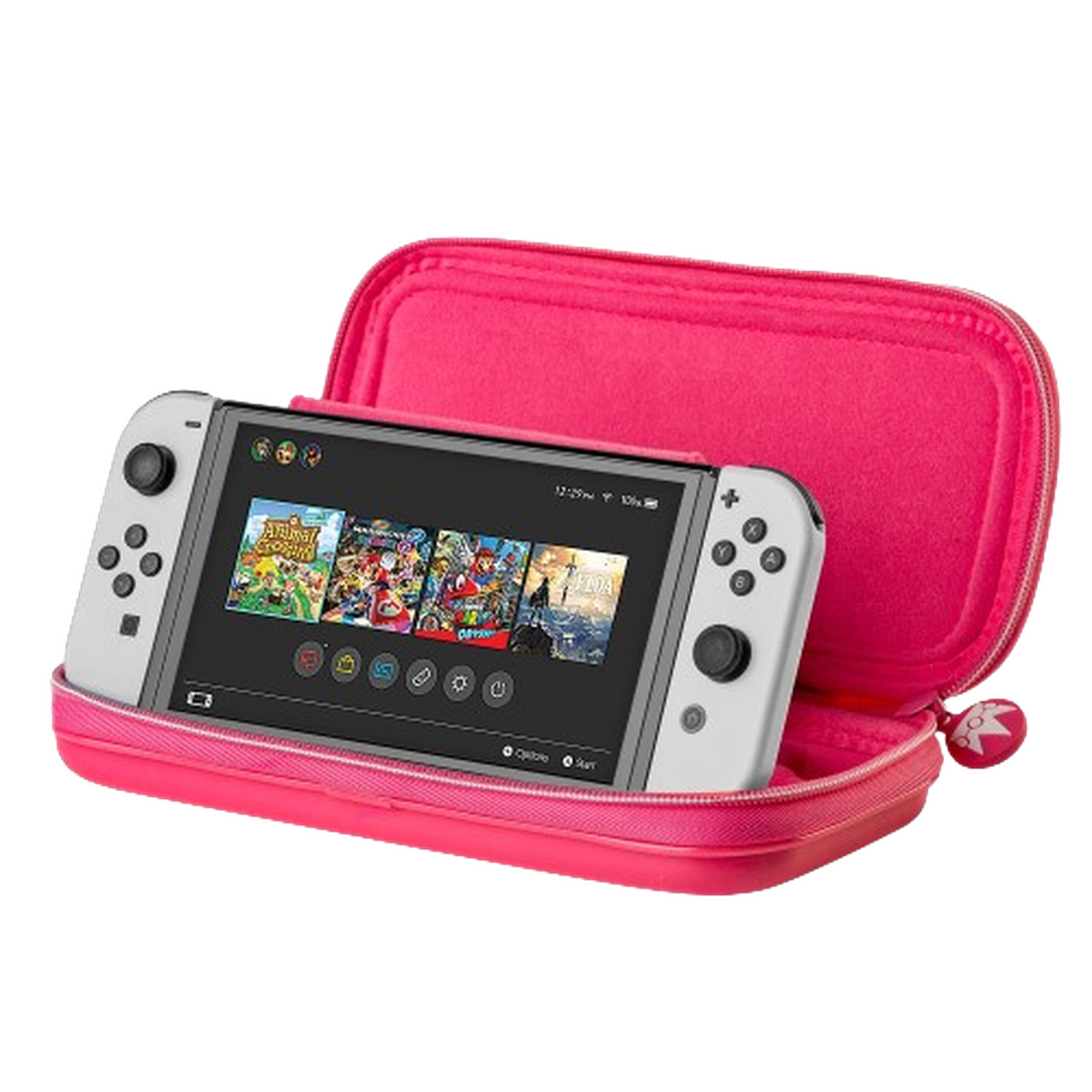 Estuche Nintendo Switch Princesa Peach Rosa Hori