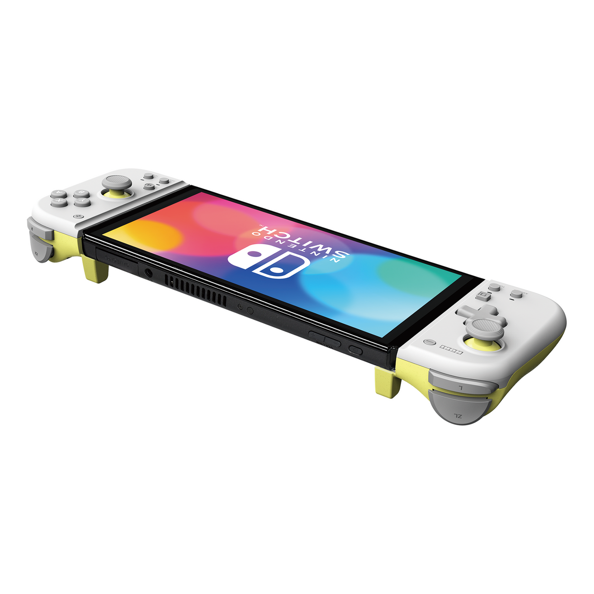 Control Nintendo Switch Split Pad Pikachu Blanco Con Amarillo Hori