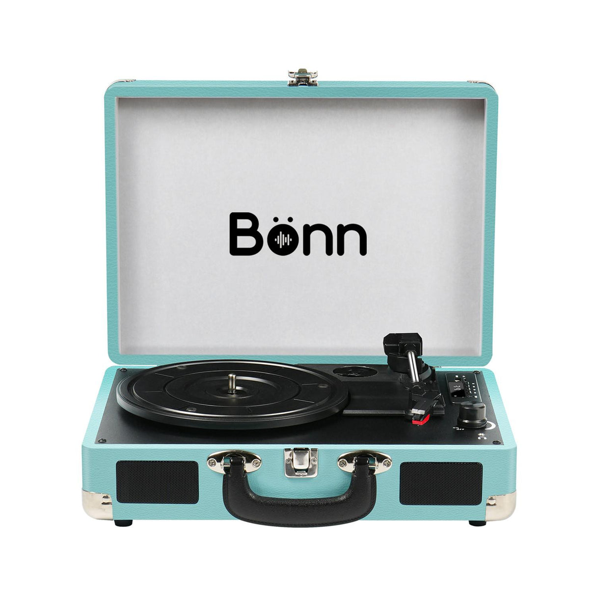 Bonn Bluetooth Record Player Suitcase - Blue