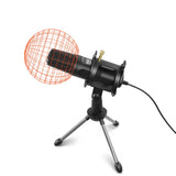 Hypergear Black Tripod Wired Microphone