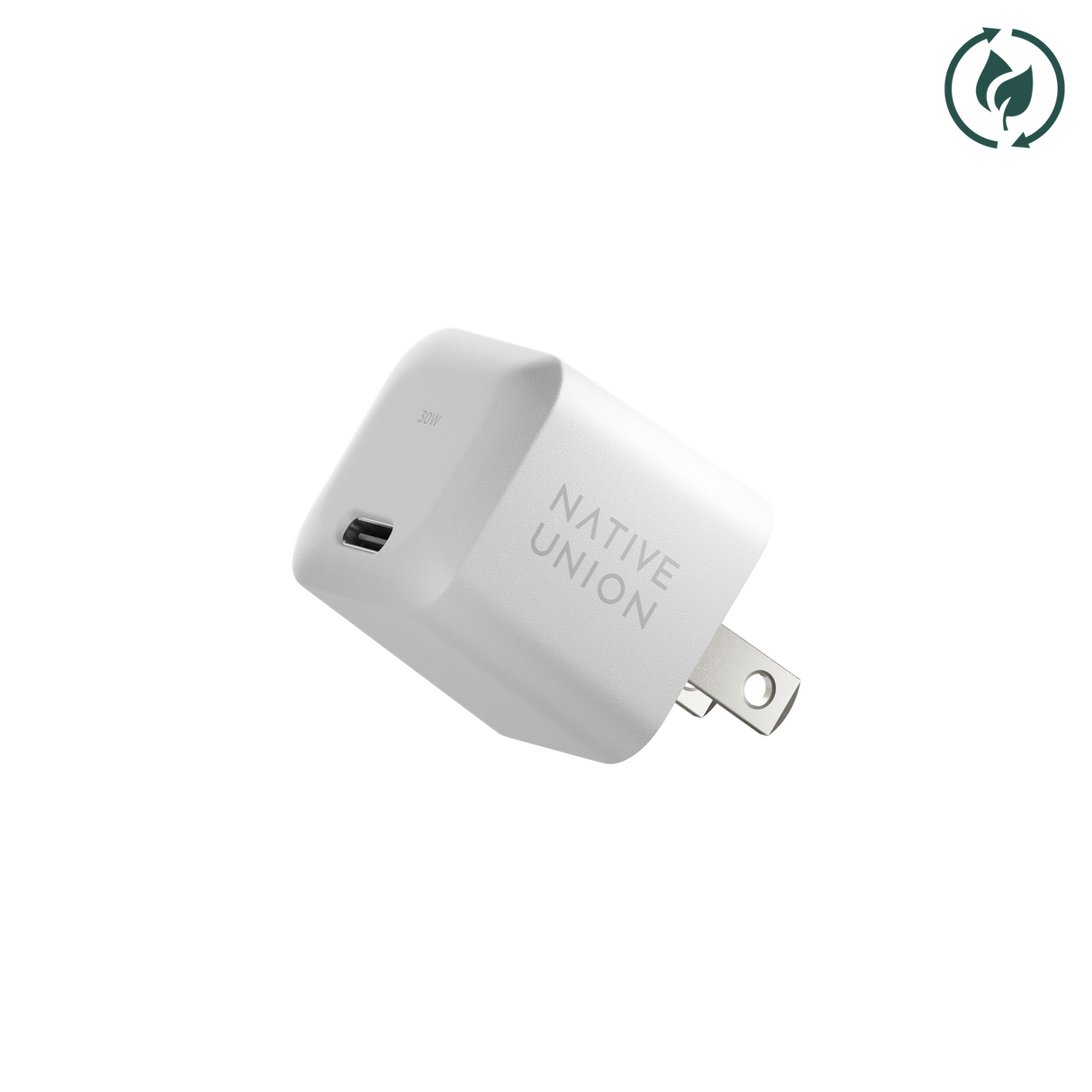 Bundle Cargador De Pared Y Fast De 30w Cable Usb C A C Blanco NATIVE UNION