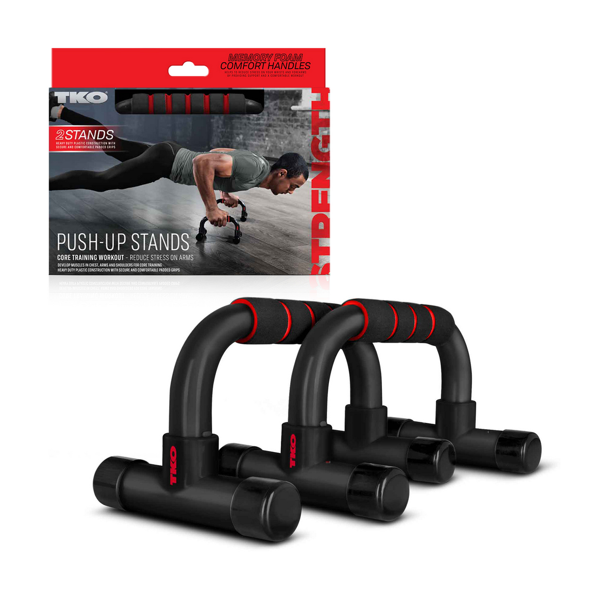 Tko Black Exercise Push Up Bars