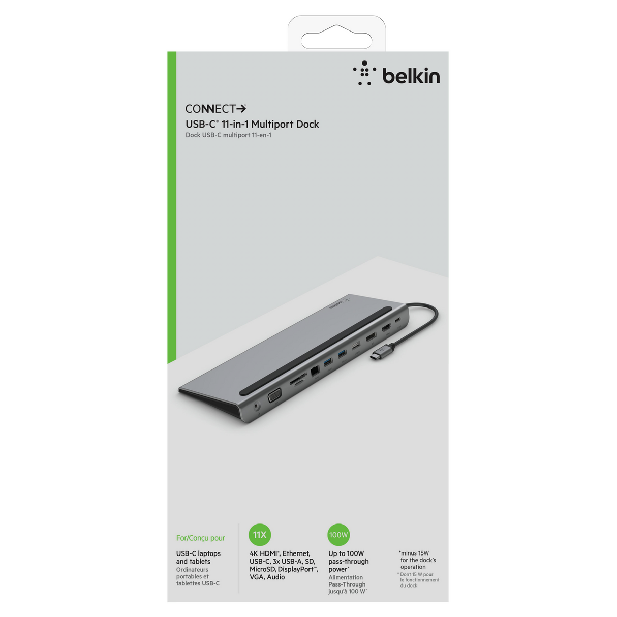 Adaptador Belkin Multipuertos USB C 11 en 1