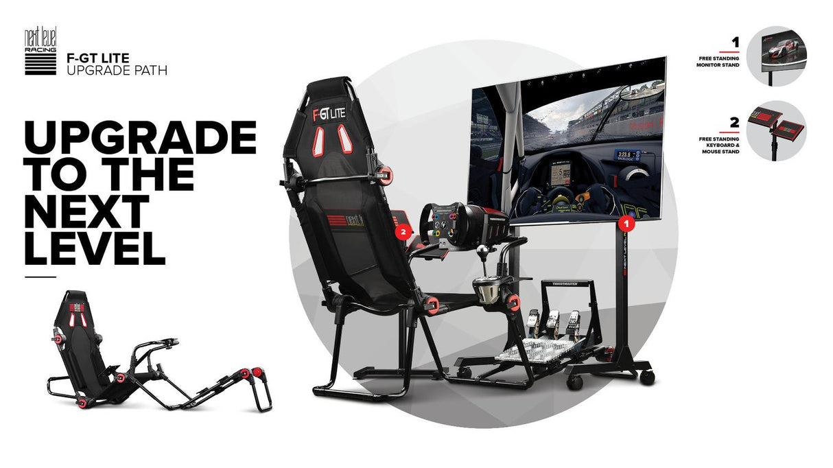 Asiento simulador plegable gaming Racing F-GT Lite