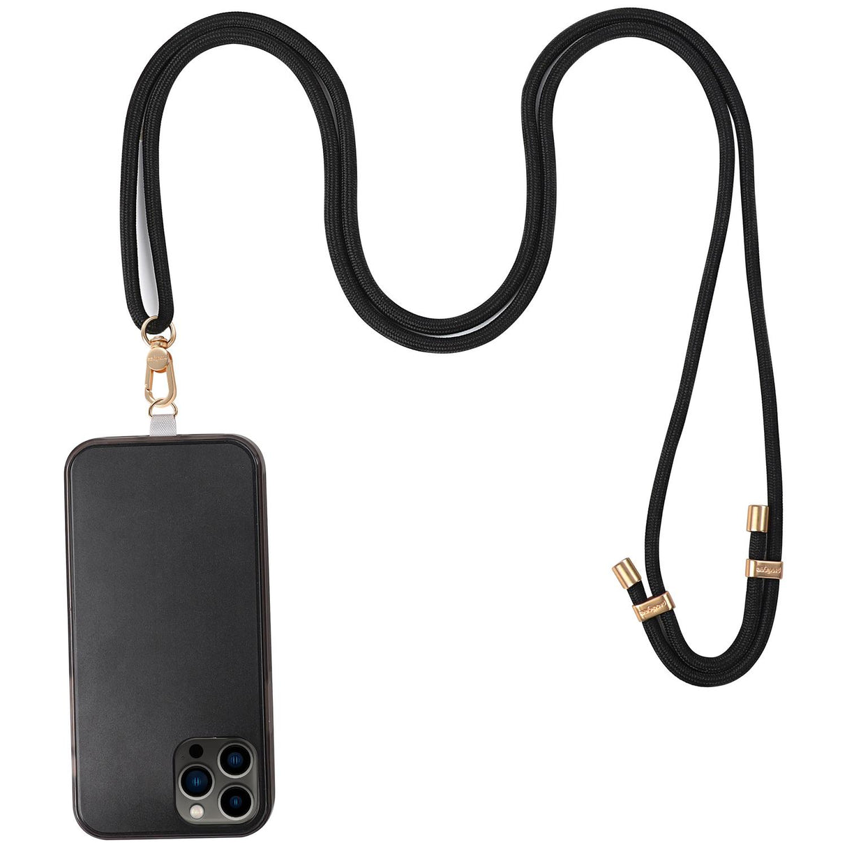 Adjustable and detachable cross strap -Black