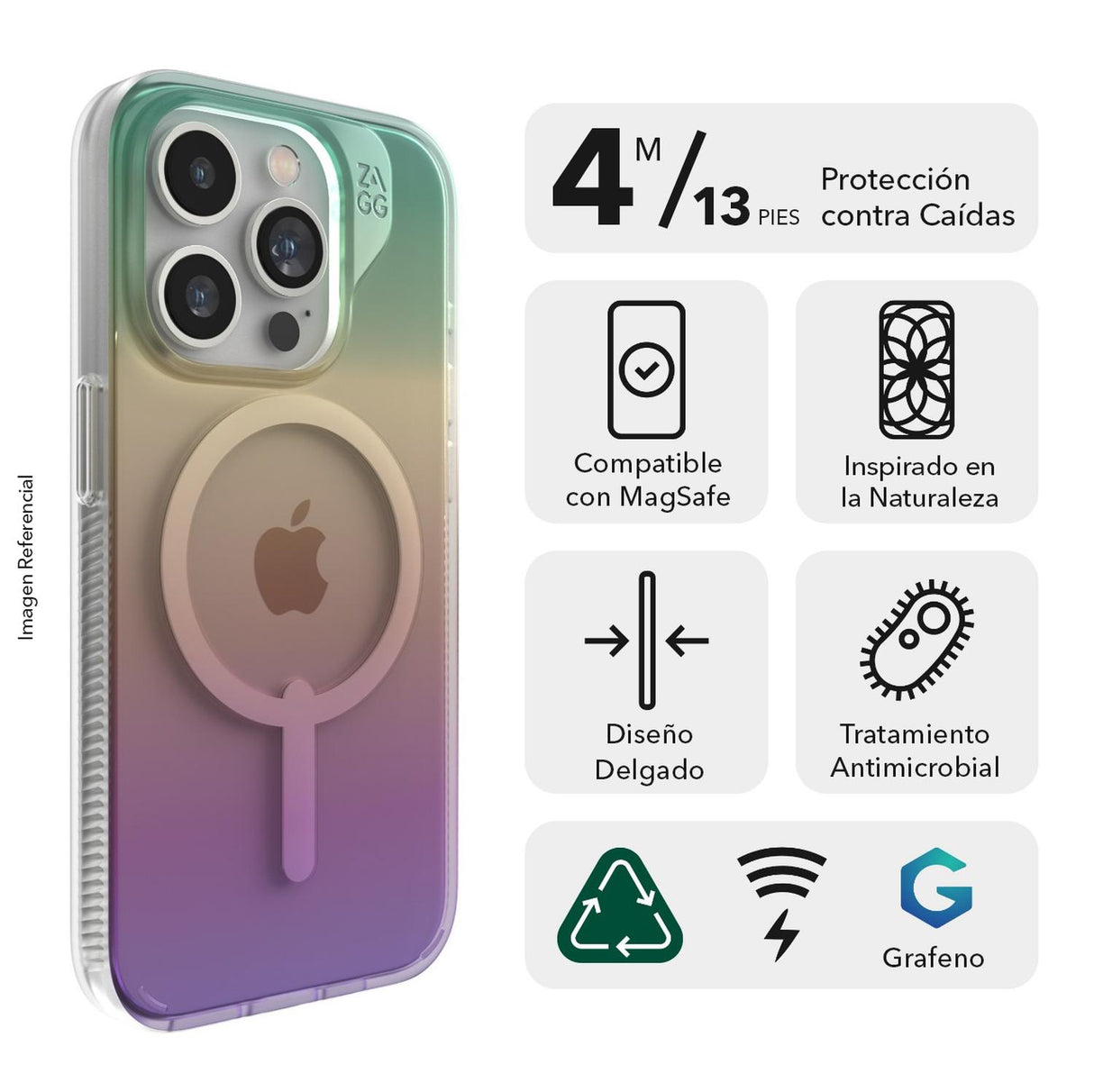 Milan Snap Iridescent Case for iPhone 15 Pro Max