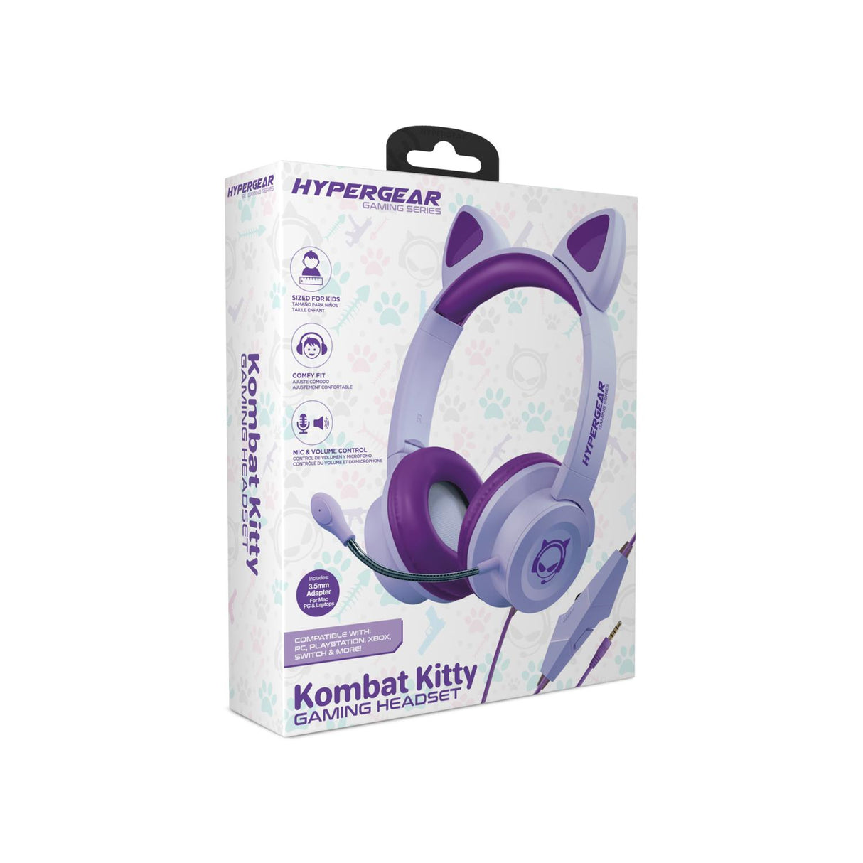 KOMBAT Kitty Gamer wired headphones