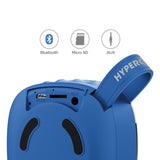 Bocina Bluetooth Recargable Azul Hypergear