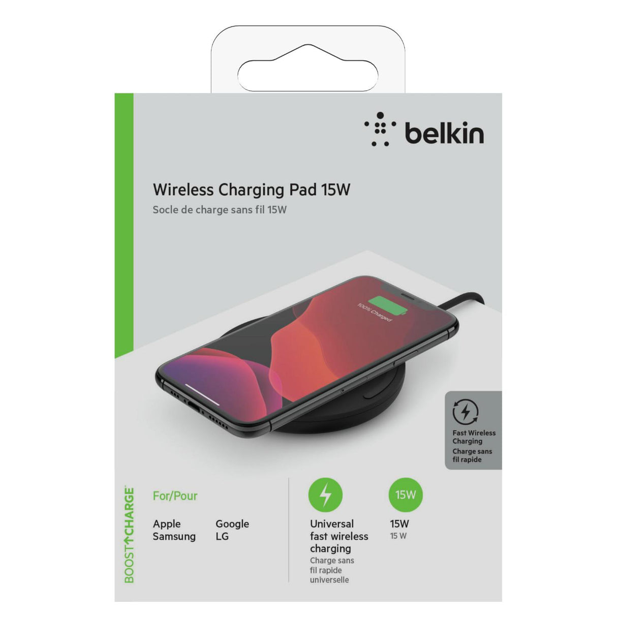 15W Wireless Charger Black