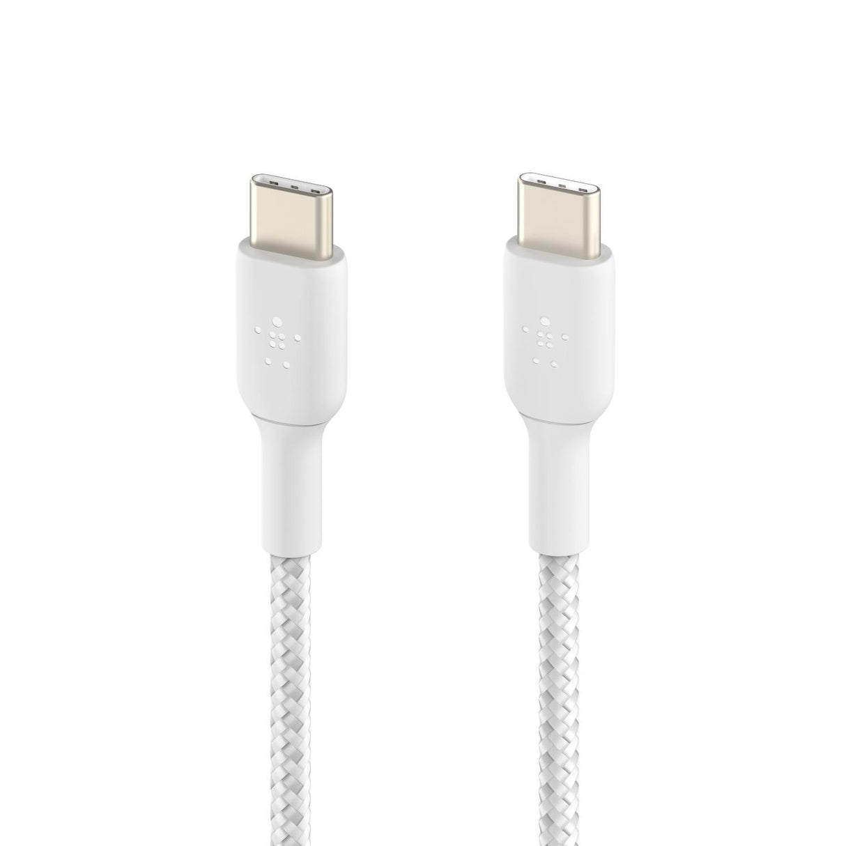 Braided Cable Usb-C To Usb-C White 1M