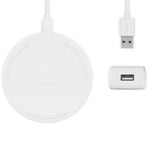 15W White Wireless Charger