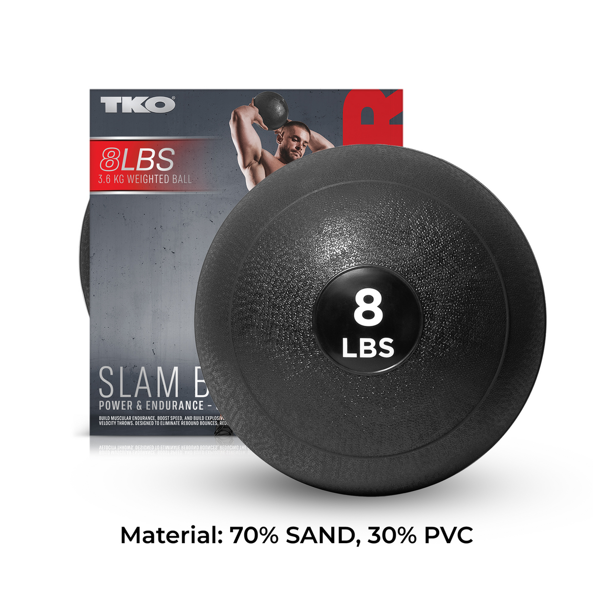 Tko Black 8 Pound Exercise Ball