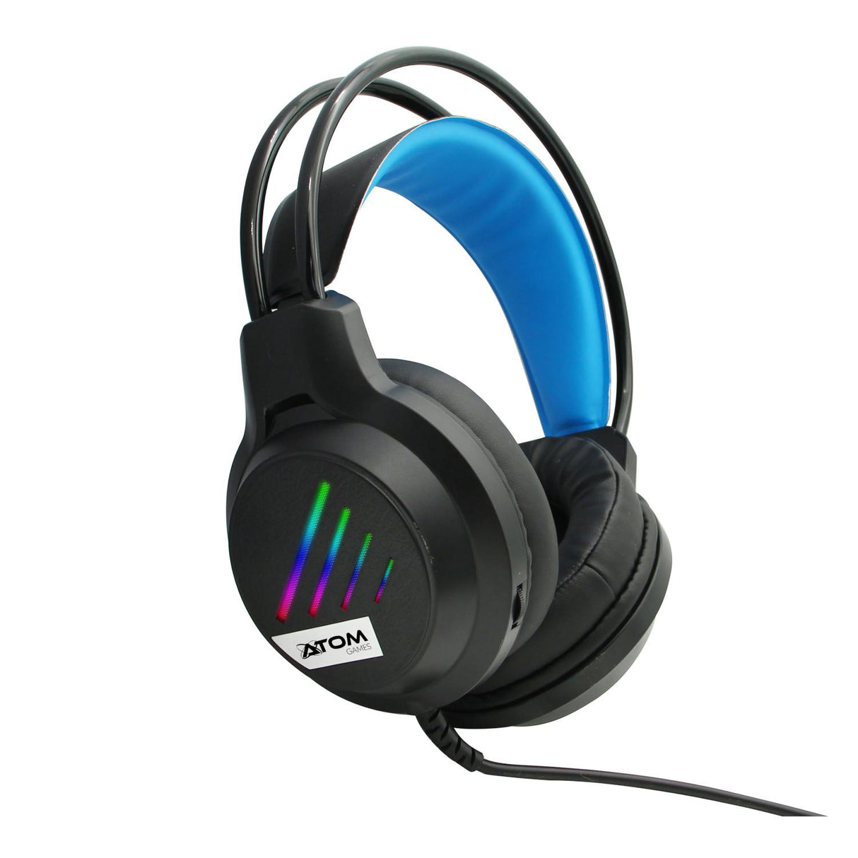 Wired headphones with microphone - Blue