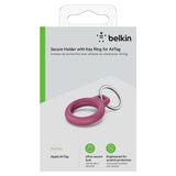 Holder with keychain for AirTag - Pink