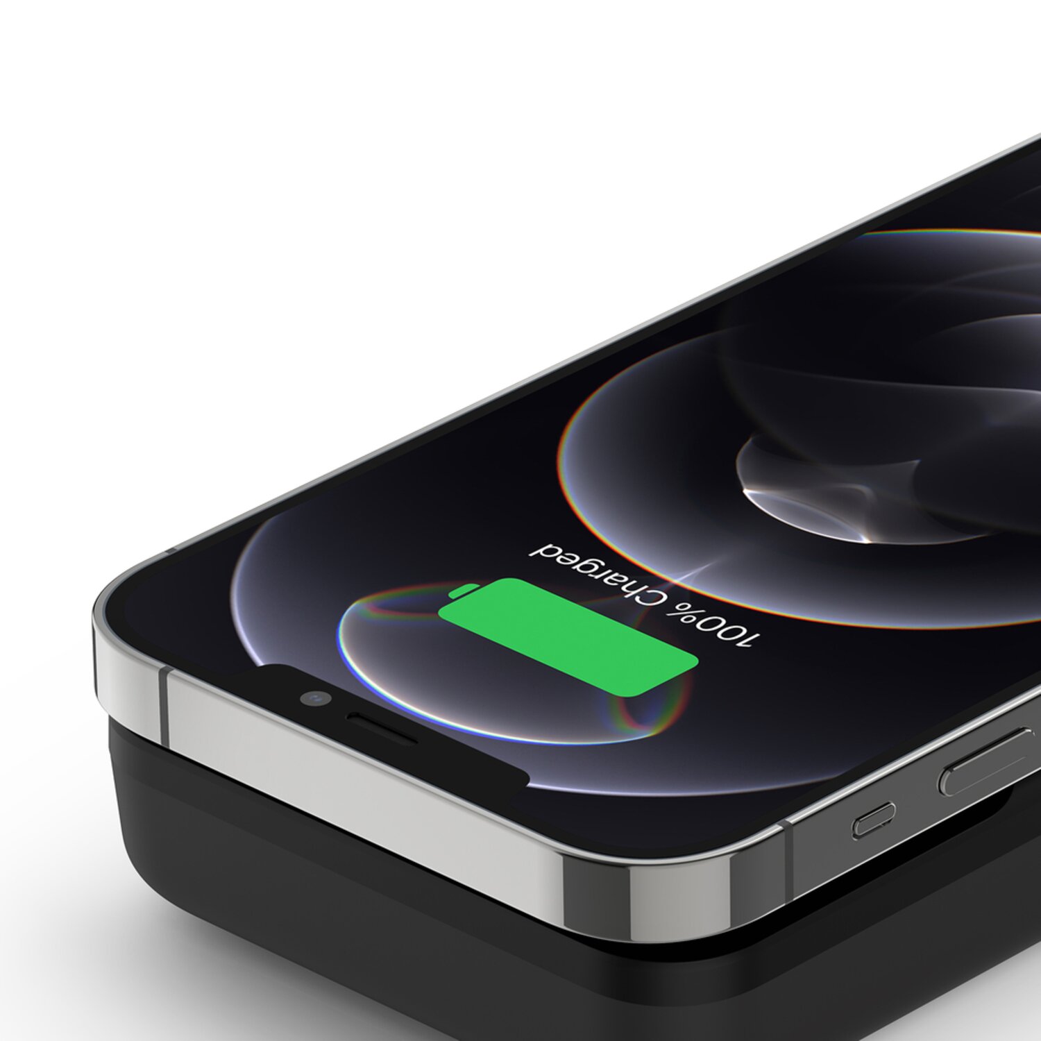 Belkin Cargador inalámbrico magnético, (fuente de alimentación incluida),  soporte de carga inalámbrico, compatible con MagSafe para iPhone 12, 13